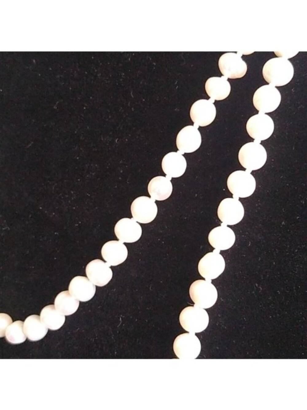Freshwater 6mm Pearls Neverending Necklace, 64" - Picture 2 of 6